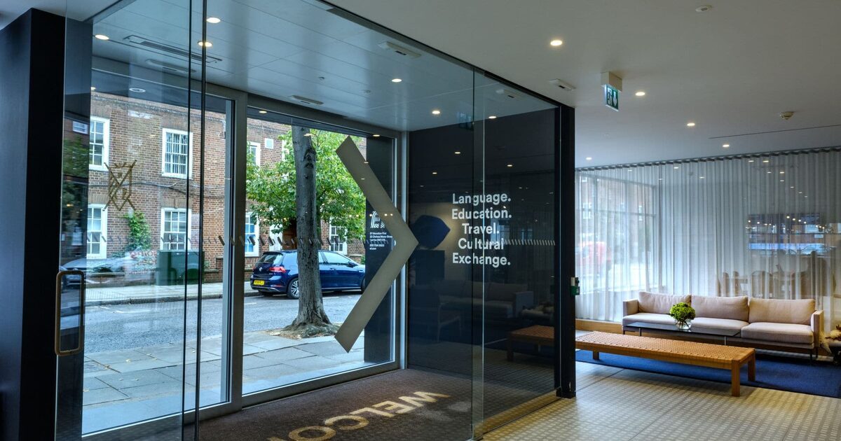 Education First Bespoke Glass Entrance | IQ Projects | IQ Projects UK
