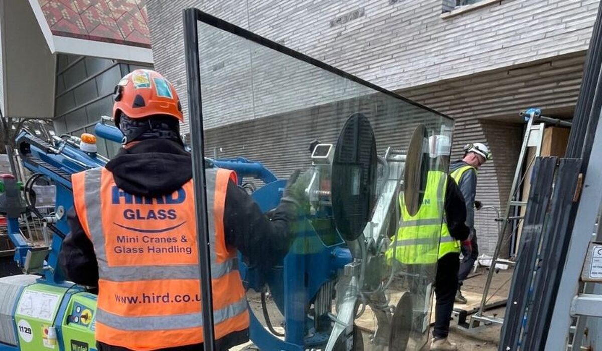 IQ Engineers Install Internal Glazing at Brighton College