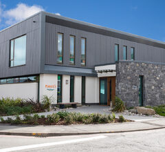 Open corner sliding doors in North Wales - Maggie's Centre, North Wales - IQ Projects