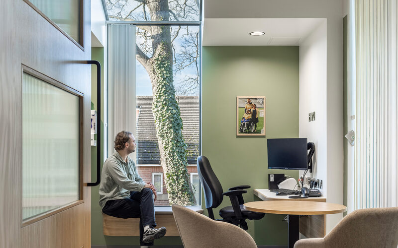 Frameless eaves windows in Leeds - Seacroft Hospital - IQ Projects