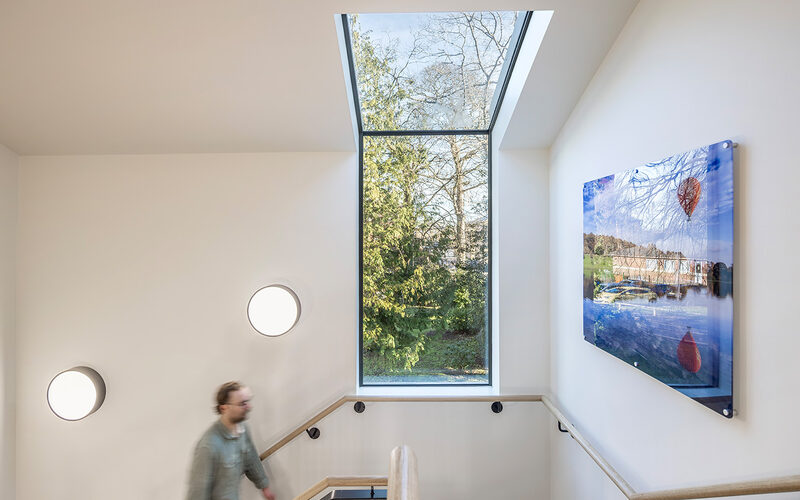 Frameless eaves windows in Leeds - Seacroft Hospital - IQ Projects