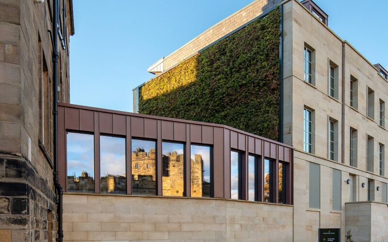Glazed Link in Northumberland - Frameless Windows - Bailiffgate Hotel - IQ Projects