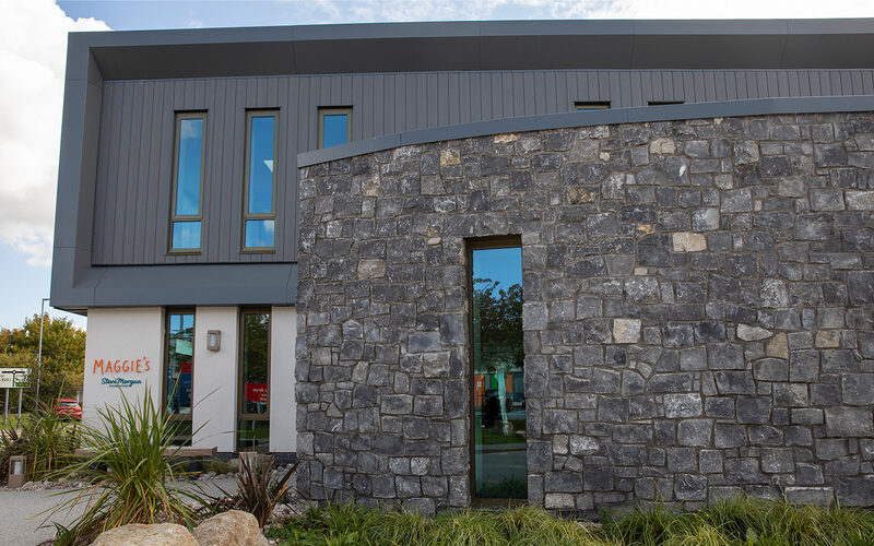 Open corner sliding doors in North Wales - Maggie's Centre, North Wales - IQ Projects