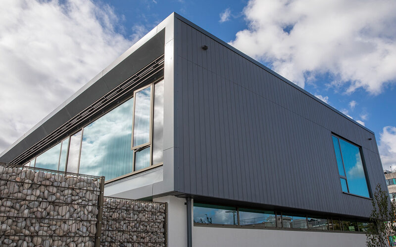 Open corner sliding doors in North Wales - Maggie's Centre, North Wales - IQ Projects