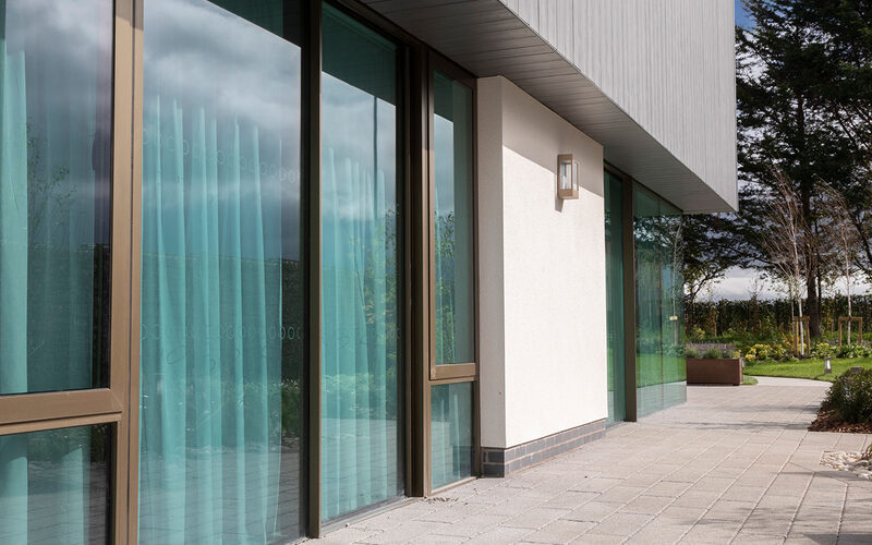 Open corner sliding doors in North Wales - Maggie's Centre, North Wales - IQ Projects