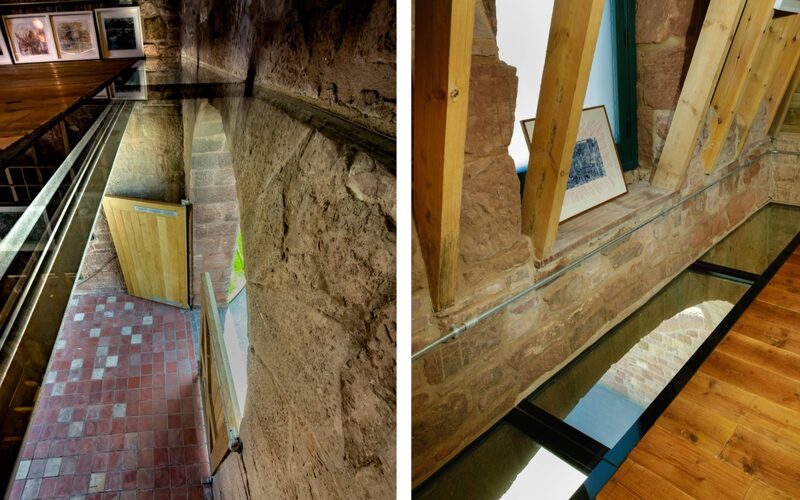 Fire Rated Glass Floorlight and Oriel Windows in East Lothian - Papple Steading - IQ Projects
